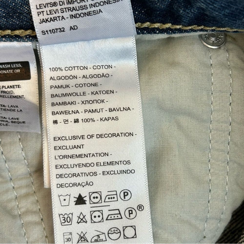 Levi’s low pro Straight-Leg Women’s Jeans in Dark Blue size 30 - Picture 7 of 7